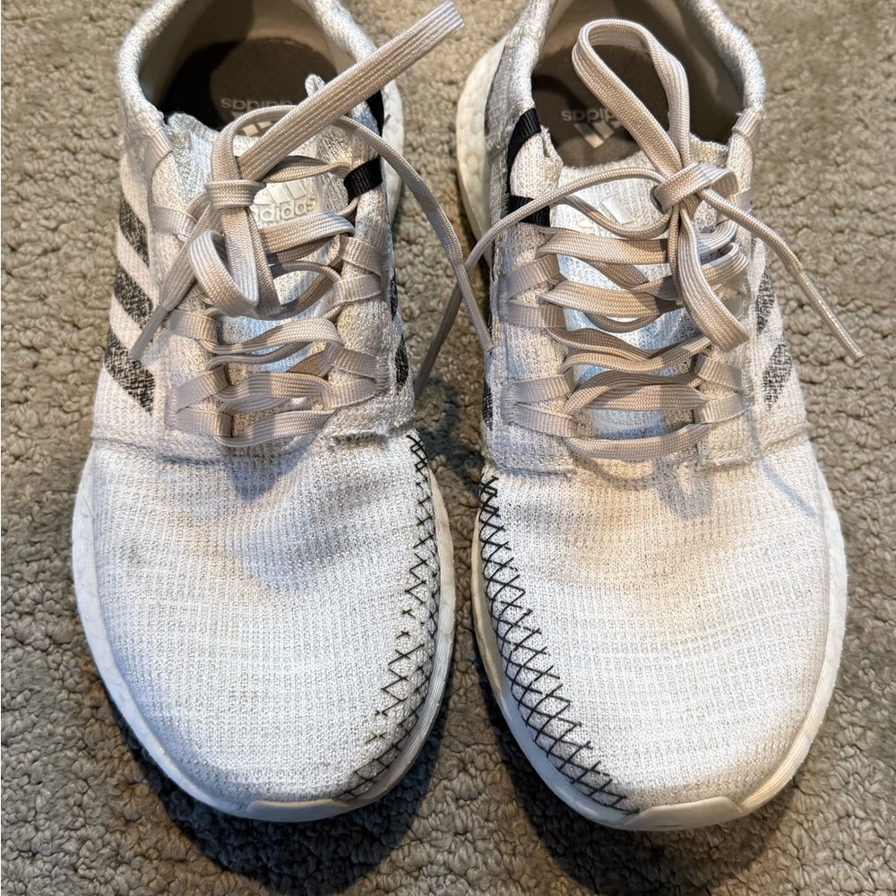 Adidas Men's/Women’s  White Running Shoes 5.5/7